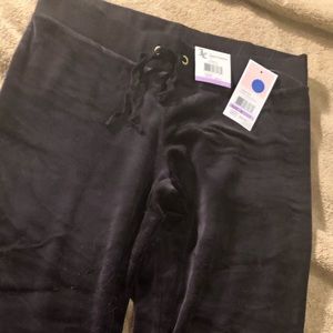 Velour pants Small Black Juicy Couture
